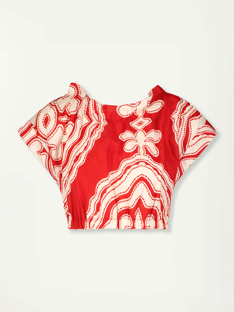 も*も様 Flower ribbon tops Red Cheerful Berry Cascade at From You Flowers