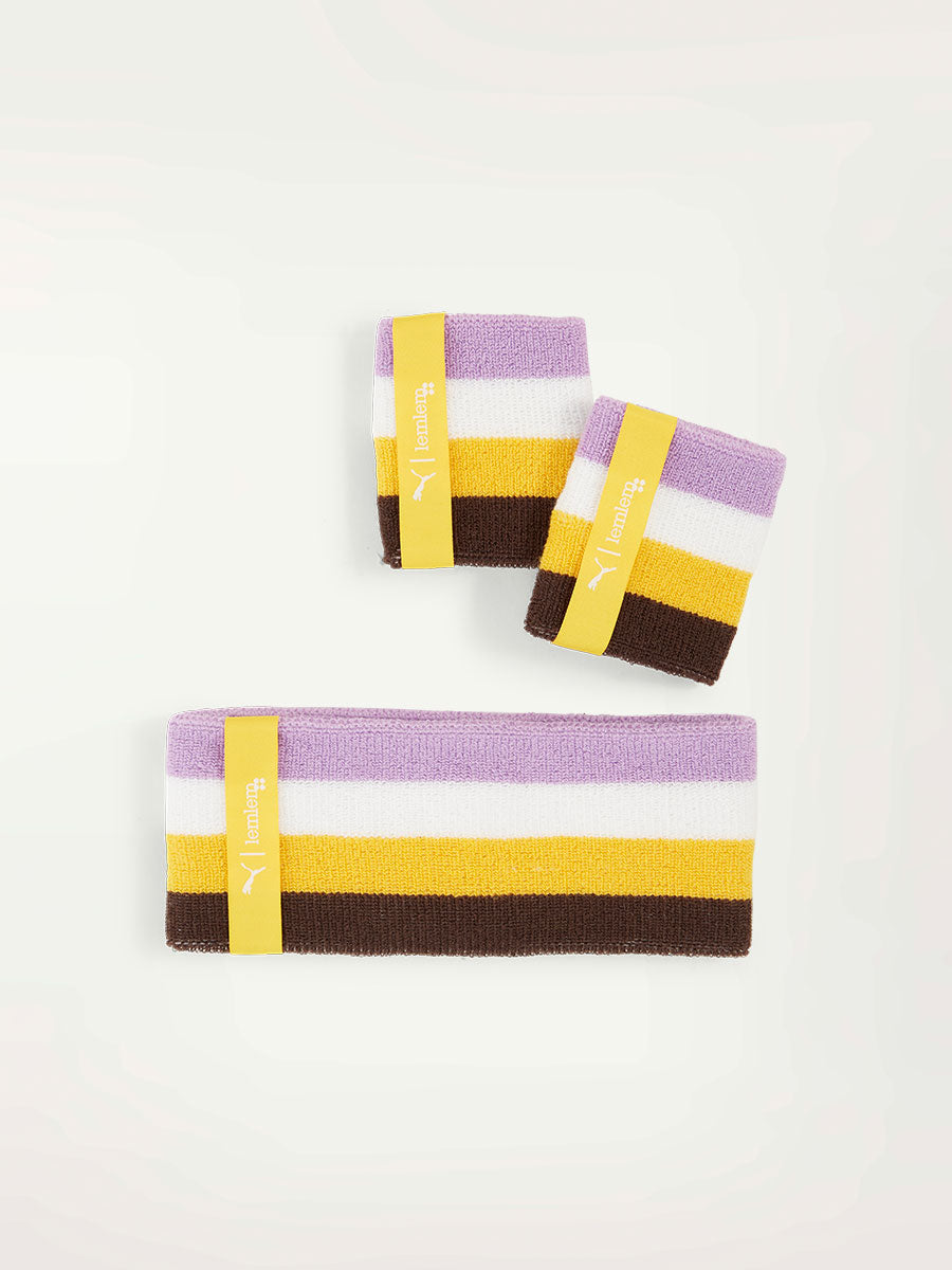 lemlem x Puma women’s Sweatband Set in Multi