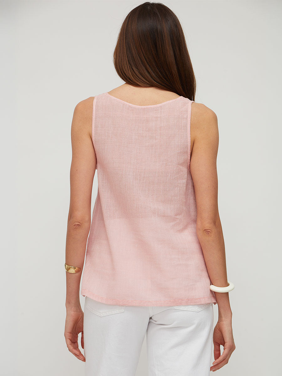 lemlem Women's KATI Tank Top in Nefas Rose