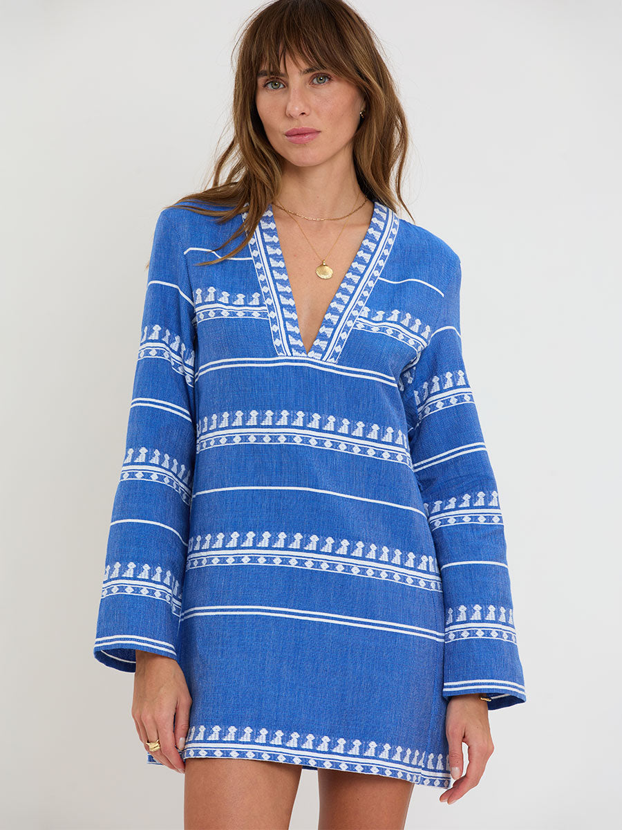 blue and white dress shoes for women Jazelle Maxi Dress Blue
