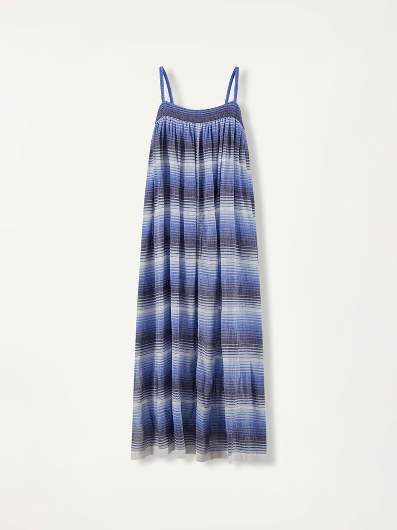 lemlem Women's EDA Slip Dress in Feven Blue lemlem Women's EDA Slip Dress in Feven Blue