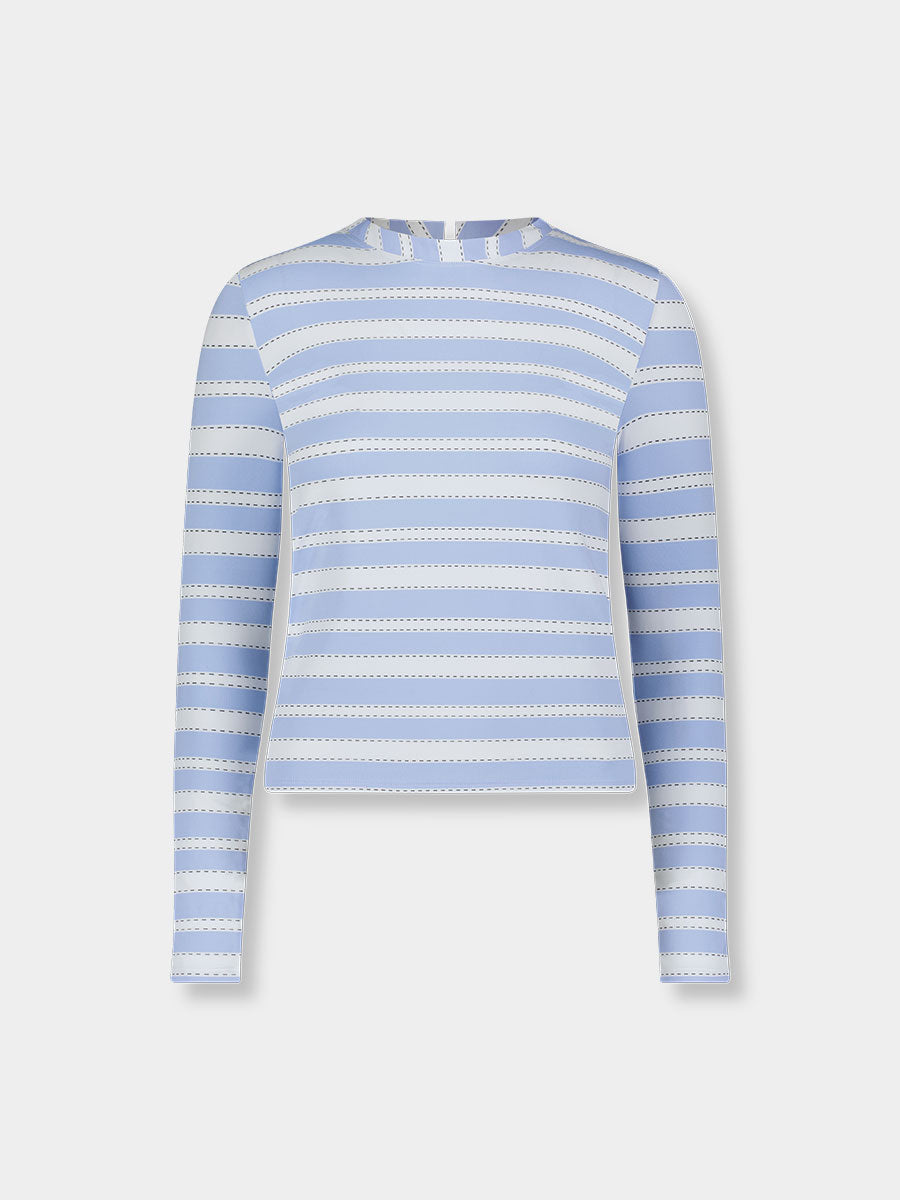 lemlem Women's AZEB | Rash Guard in Debre Sky