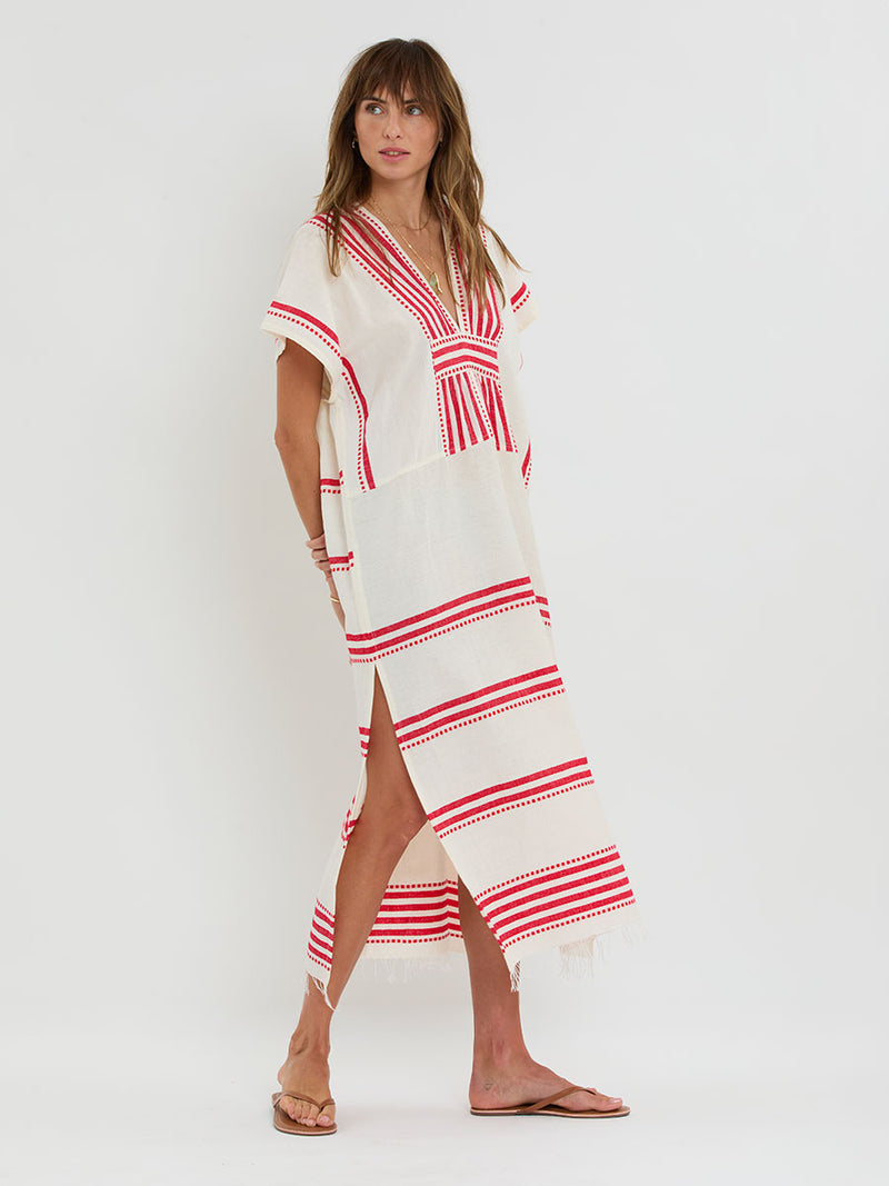 GASIRA | V Neck Caftan – lemlem