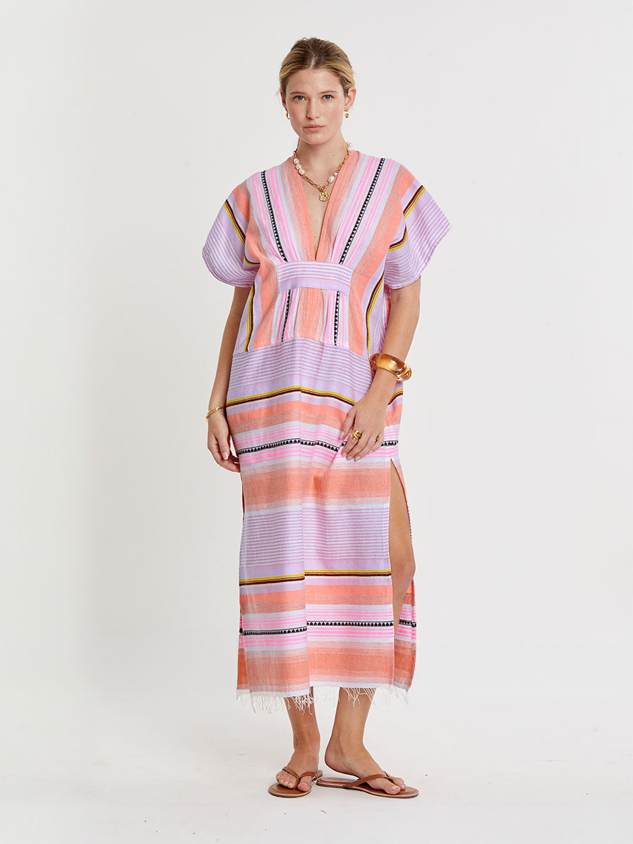 GASIRA | V Neck Caftan – lemlem
