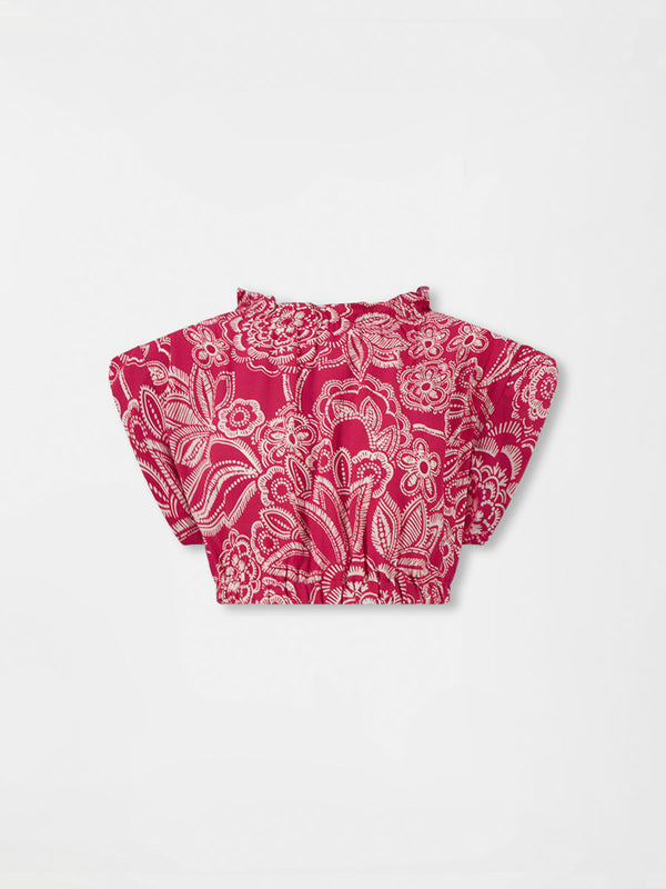 MUNA | Ruched Crop Top