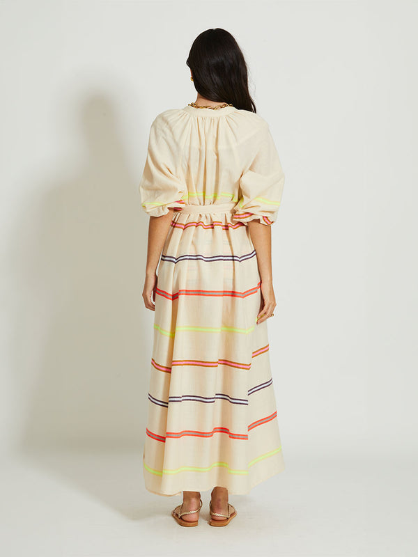 MAKEDA | Button Up Dress