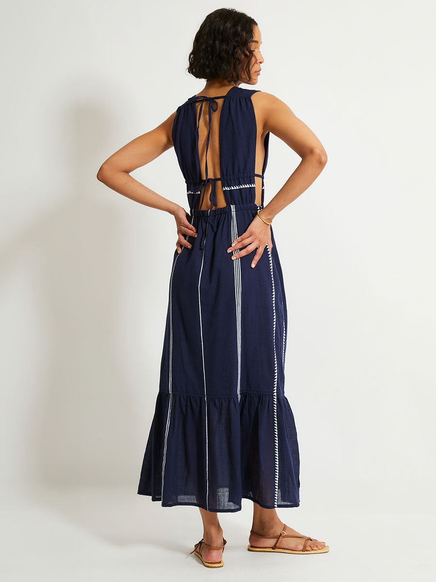 LELISA | V Neck Dress – lemlem