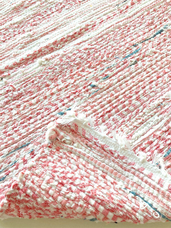 Close up shot of Light Pink rug.