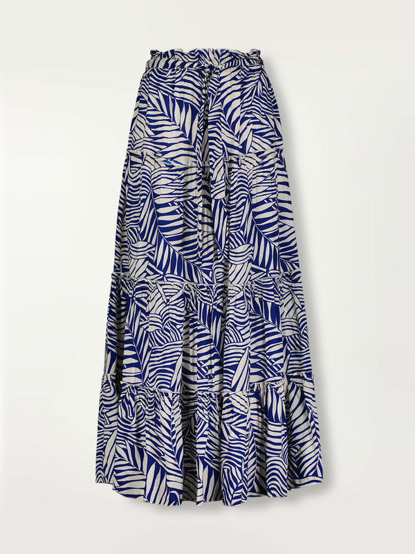 Palm Leaf Maxi Skirt